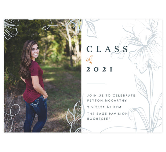 Whimsical Floral Invitation