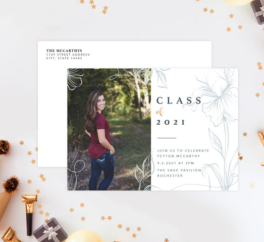 Whimsical Floral Invitation