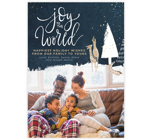 Glitter Joy Holiday Card