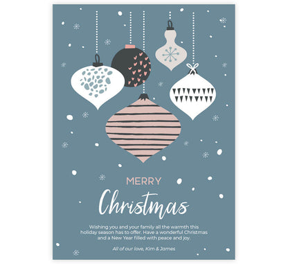 Grand Ornaments Holiday Card