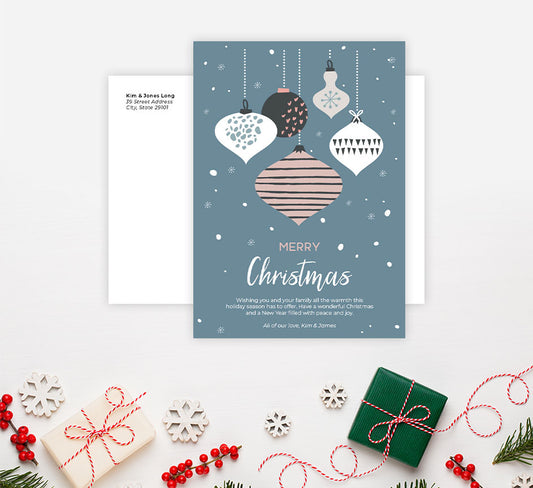 Grand Ornaments Holiday Card