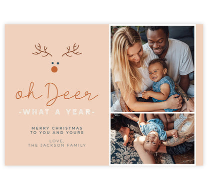 Oh Deer Holiday Card