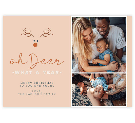 Oh Deer Holiday Card