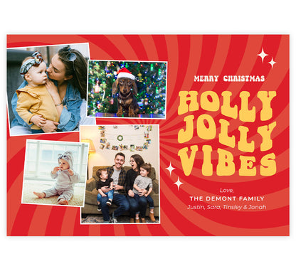 Jolly Vibes Holiday Card