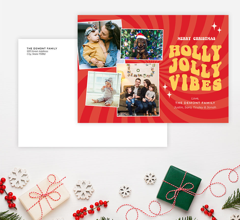 Jolly Vibes Holiday Card