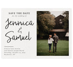 Load image into Gallery viewer, Modern Script Save The Date

