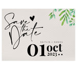 Load image into Gallery viewer, Modern Elegance Save the Date Card

