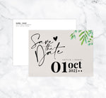 Load image into Gallery viewer, Modern Elegance Save the Date Card Mockup
