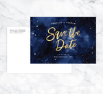 Load image into Gallery viewer, Stars Align Save the Date Card Mockup
