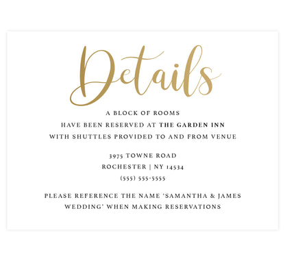 Modern Celebration Details