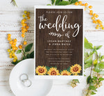 Load image into Gallery viewer, Bright Sunflower Wedding Set Mockup
