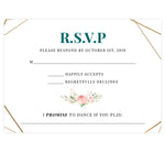 Load image into Gallery viewer, Pink and Teal RSVP
