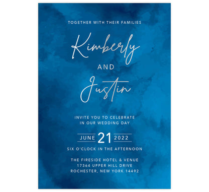 Stunning Watercolor Invitation