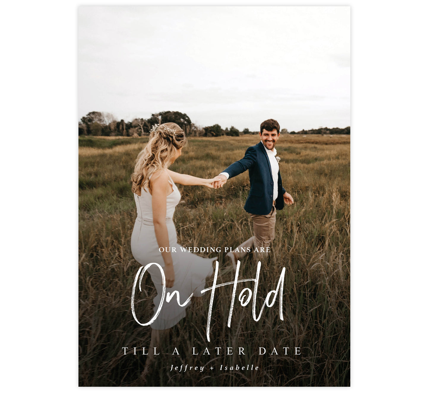 On Hold Postponed Card