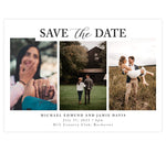 Load image into Gallery viewer, Wedding Grace Save the Date Card with 3 image spots
