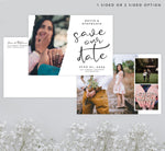 Load image into Gallery viewer, Wedding White Save the Date Card Mockup
